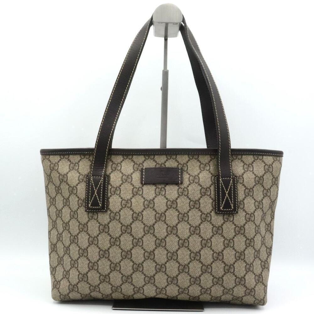 Gucci GG canvas handbag brown